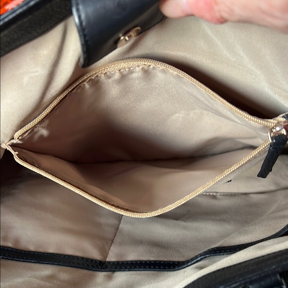 Cole Haan Black Leather Tote Bag - Picture 8 of 12